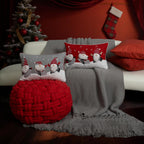 VG|red|Decorative Christmas Santa Gnome Throw Pillow Cover Holiday Design