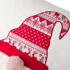 Embroidery Christmas Gnomed Pillow Case