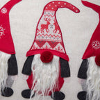 Embroidery Christmas Gnomed Pillow Case