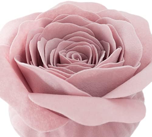 3D Rose Flower Throw Pillow Cover