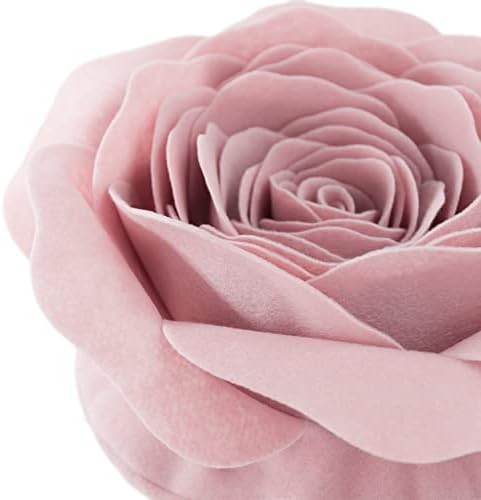 3D Rose Flower Throw Pillow Cover