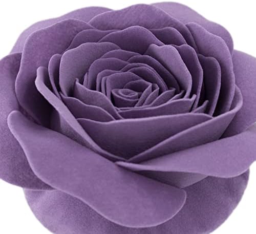 3D Rose Flower Throw Pillow Cover