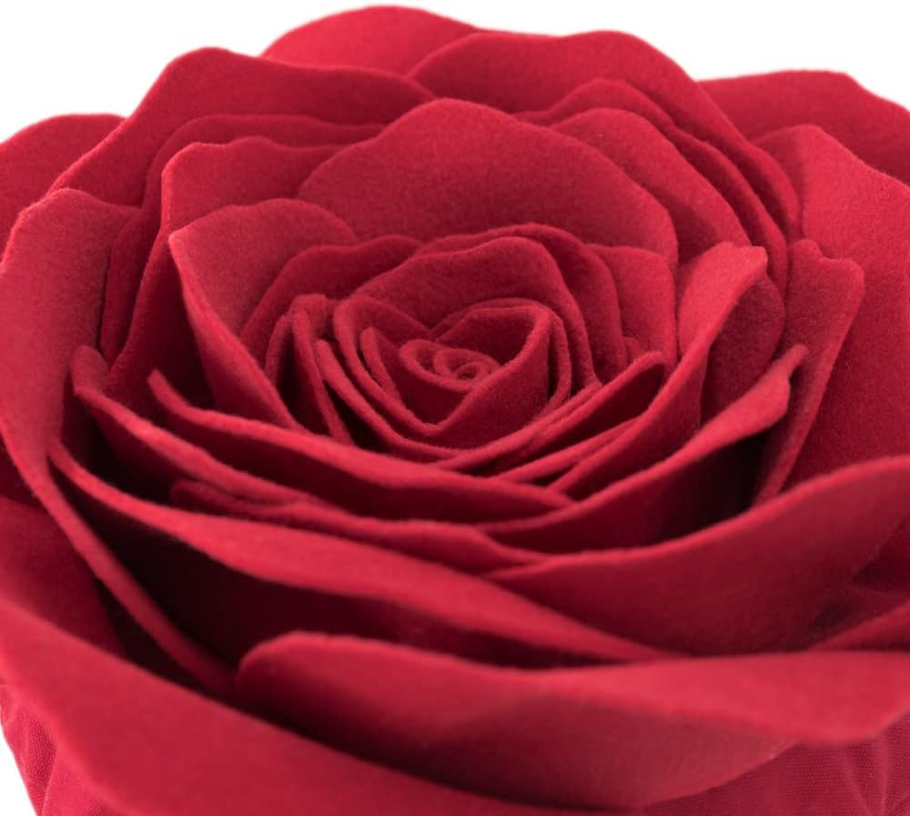 3D Rose Flower Throw Pillow Cover